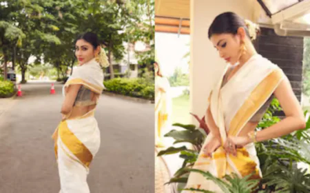 Mouni Roy Stuns in Traditional South Indian Avatar for Onam 2025 | See Photos