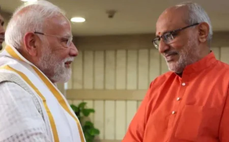 CP Radhakrishnan Elected India’s 15th Vice President in 2025 Election