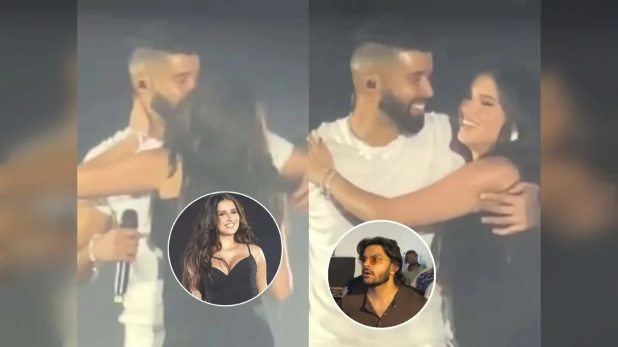 Viral Onstage Moment: Tara Sutaria's Friendly Gesture with AP Dhillon Sparks Online Frenzy Over Veer Pahariya's Expression